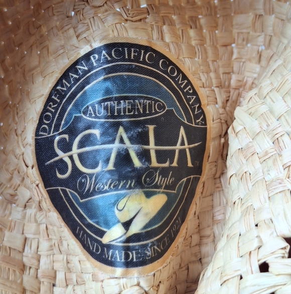 Scala Natural Fiber Western Style Cowboy Hat Unisex Concert Festival One Size - Picture 3 of 7